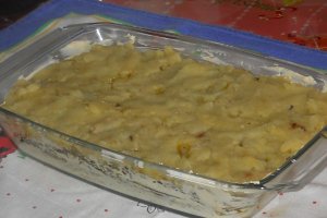 Musaca de cartofi cu ghebe