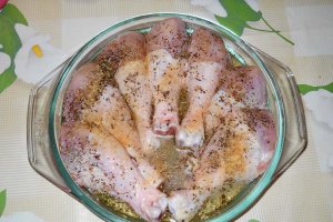 Pulpe de pui cu ierburi aromate