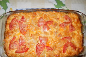 Budinca cu pui si legume