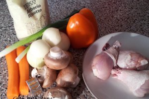 Orez cu pui si legume