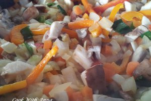 Orez cu pui si legume