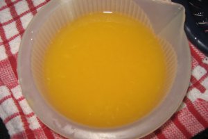 Prajitura cu mousse de portocale