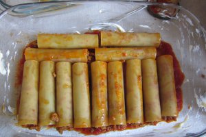 Cannelloni cu carne de vita si porc