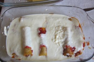 Cannelloni cu carne de vita si porc