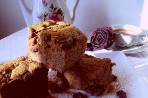 Chocolate & dulce de leche brownies