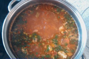 Ciorba de ciolan de porc