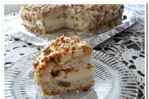 Prajitura cu nuca caramelizata