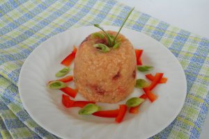 Pilaf cu legume la cuptor