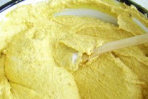 Spuma de dovleac cu nuci caramelizate