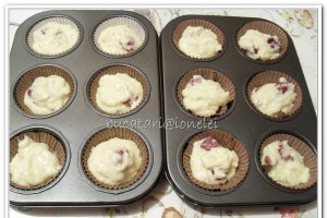 Muffins cu visine