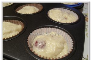 Muffins cu visine