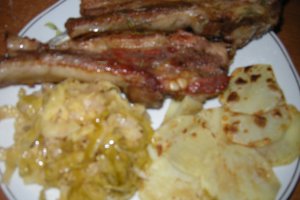 Coaste de porc cu rozmarin