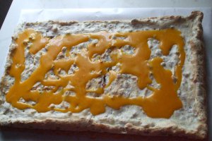 Desert prajitura cu foi de napolitana