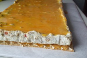 Desert prajitura cu foi de napolitana