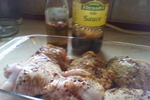 Carne de pui la cuptor cu sos de soia
