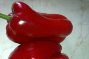 Rigatoni cu sos de ardei rosii
