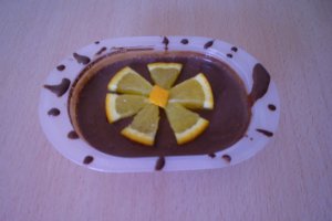 Crema de chocolate negro con naranja   (Crema de ciocolata amaruie cu portocala)