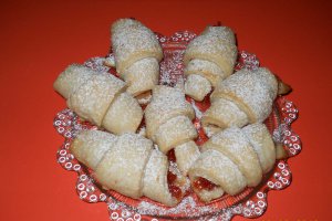 Cornulete fragede (de post)