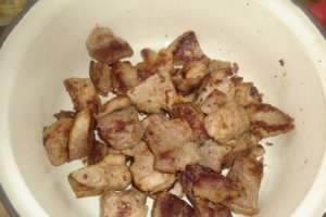 Tocanita cu carne de porc
