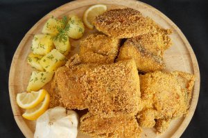 Reteta delicioasa de macrou prajit cu malai si usturoi