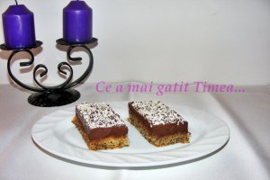 Prajitura cu mac si ciocolata