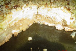 Prajitura cu nuci caramelizate si mere