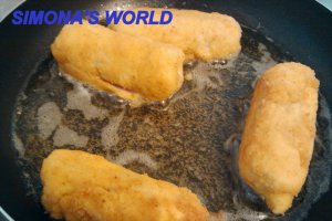 Cordon bleu cu legume sotate