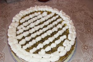 Tort fantezie cu branza si kiwi