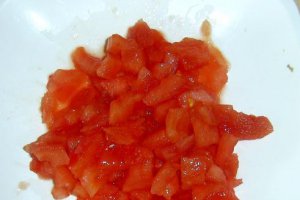 Ardei la cuptor cu sos de branza