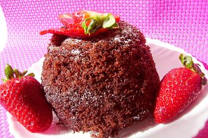 Chocolate Mug cake- Chec de ciocolată în 2 minute