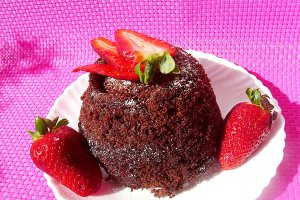 Chocolate Mug cake- Chec de ciocolată în 2 minute