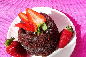Chocolate Mug cake- Chec de ciocolată în 2 minute