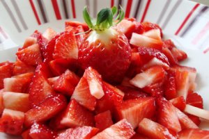Crema de mascarpone cu capsuni