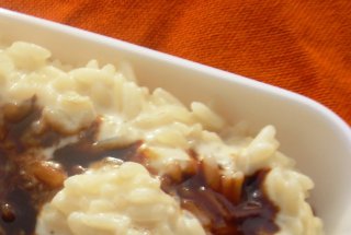 Orez cu lapte & Sos caramel
