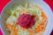 Salată de varză albă cu morcovi şi mousse de sfeclă roşie-1
