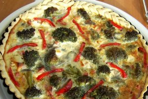 Tarta cu sunca si broccoli