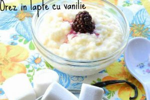 Orez in lapte cu vanilie