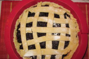 Prajitura cu dulceata de zmeura/mure