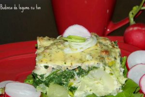 Budinca de legume cu ton