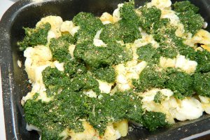 Budinca de legume cu ton