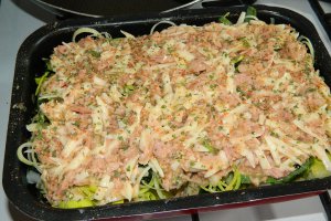 Budinca de legume cu ton