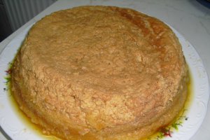 Tort cu crema de zahar ars