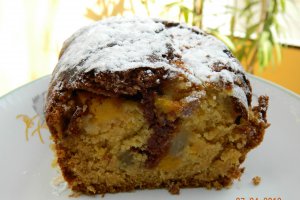 Chec cu pere si piersici (de post)