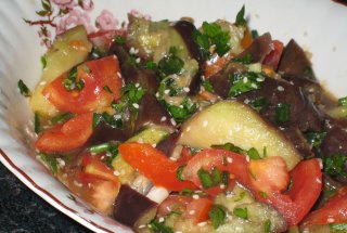 Salata inedita de vinete (de post)
