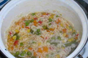 Orez cu legume mexicane
