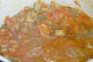 Orez cu morcovi si ciuperci (De post)