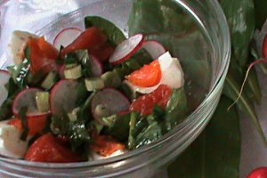 Salata de spanac cu leurda