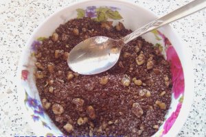 Cozonac cu cacao si nuca