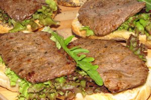 Ciabatta cu muschi de vita
