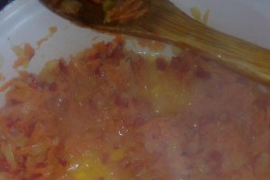 Pilaf de orez cu tocanita de porc